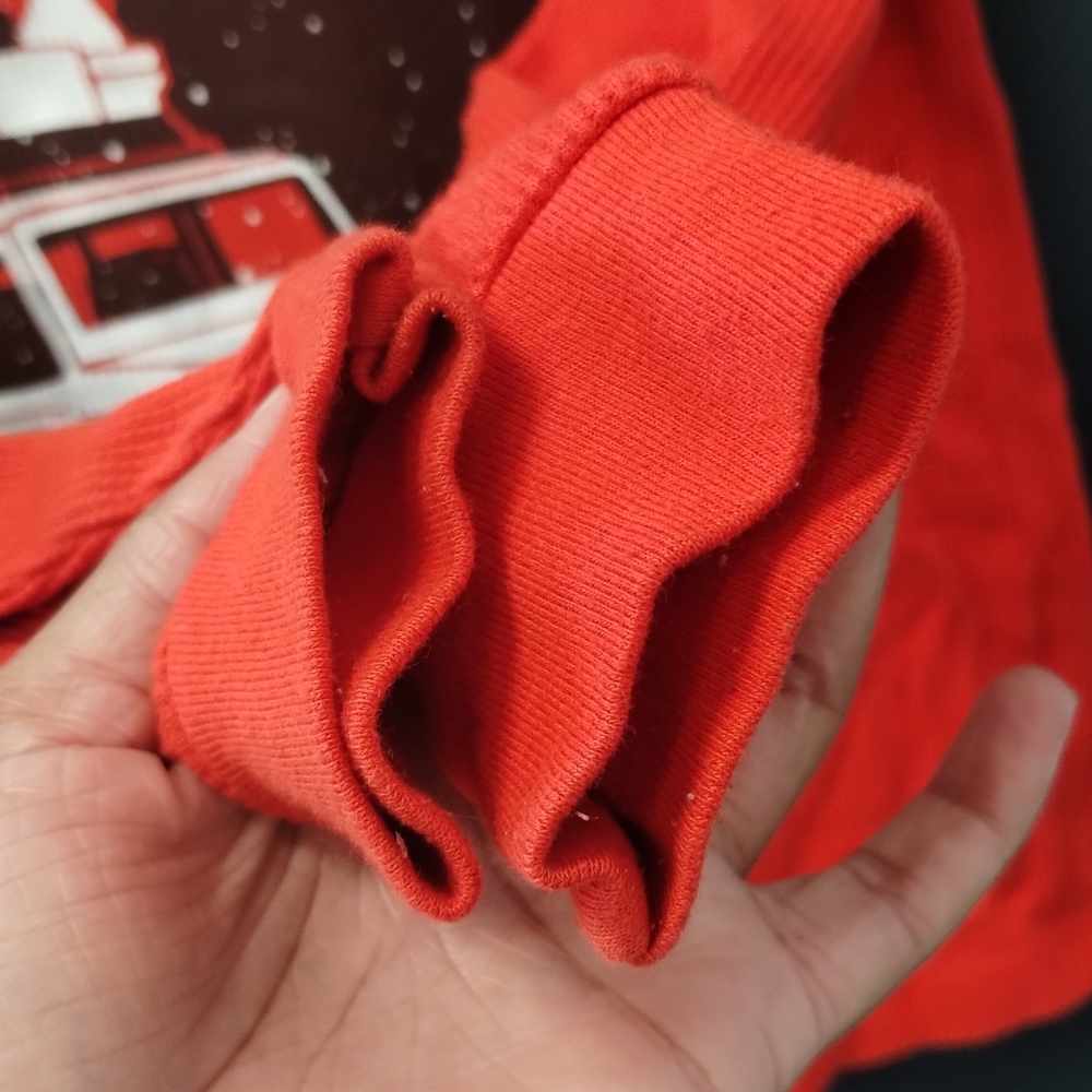 -Old Navy Boy M (8) Red Adventure Car Long  Sleeve Winter Shirt Top Kidcore - Picture 8 of 14